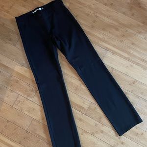 Betabrand Black Yoga Dress Pants (M-Long)